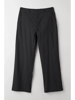Our Legacy Light Weight Wide Leg Borrowed Chino Black Voile Size 50